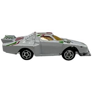 "Vintage Italian Racing Diecast Car #91 White Die Cast Race Car Italy Made"